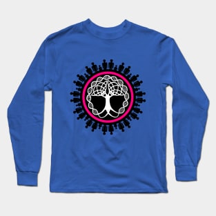 Tree of Life Global Unity For World Peace & DNA Activation Long Sleeve T-Shirt